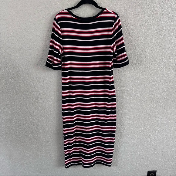 Lauren Ralph Lauren Black/Red/White Striped Dress
100% Cotton - Picture 3 of 9